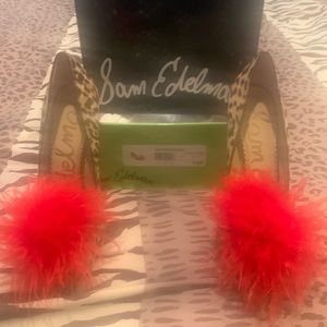 Sam Edelman size 6 Haide Sand Leopbrahma leopard heels